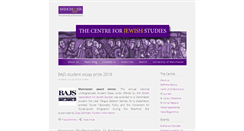 Desktop Screenshot of manchesterjewishstudies.org